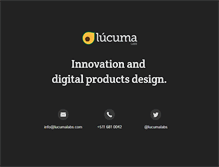 Tablet Screenshot of lucumalabs.com
